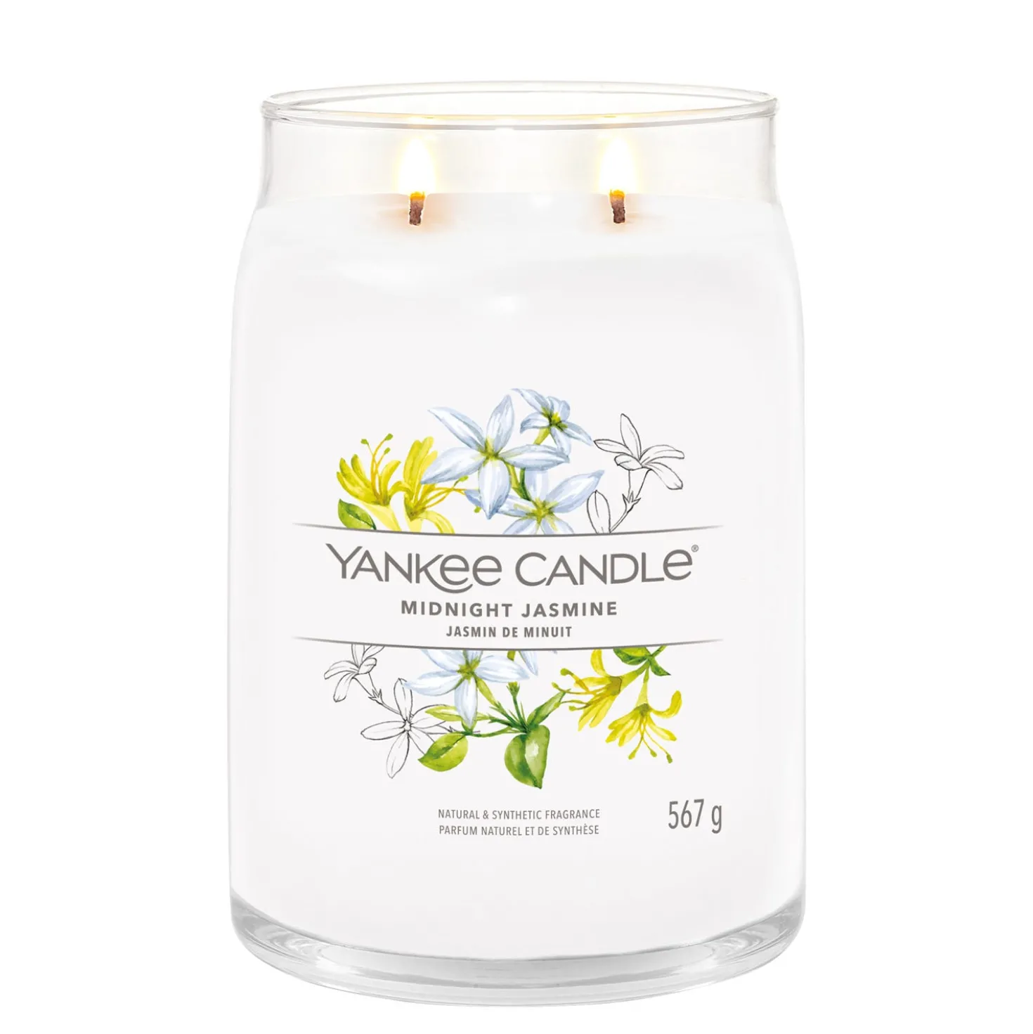 Midnight Jasmine, candela in giara grande Yankee Candle