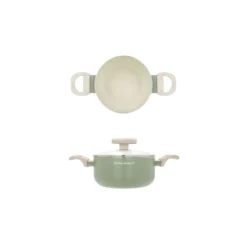 Mini casseruola 14 cm avocado Cooking Therapy con coperchio