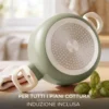 Mini casseruola 16 cm avocado Cooking Therapy con coperchio