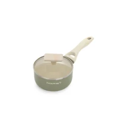 Mini casseruola 12 cm avocado Cooking Therapy un manico e coperchio