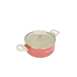 Mini casseruola 14 cm corallo Cooking Therapy con coperchio