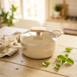 Mini casseruola 14 cm sabbia Cooking Therapy con coperchio