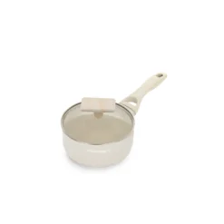 Mini casseruola 12 cm sabbia Cooking Therapy un manico e coperchio