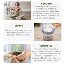 Mini frullatore portatile senza fili 350 ml senape