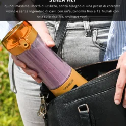 Mini frullatore portatile senza fili 350 ml senape