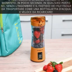 Mini frullatore portatile senza fili 350 ml senape