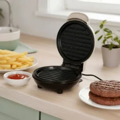 Mini piastra grill 12 cm tortora