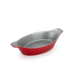 Mini pirofila ceramica 24x11,5x5,5 cm rossa