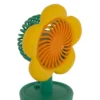Mini ventilatore senza fili fiore giallo