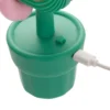 Mini ventilatore senza fili fiore rosa