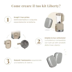 Montalatte senza fili 150 W Liberty senza batteria
