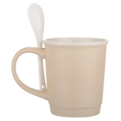 Mug caffè crema 400 ml con cucchiaino