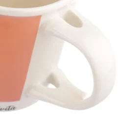 Mug corallo 400 ml con cucchiaino