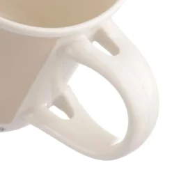 Mug crema 400 ml con cucchiaino