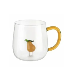 Mug in vetro borosilicato 380 ml pera