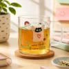 Mug lettera G vetro borosilicato 440 ml Borostories