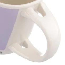 Mug lilla 400 ml con cucchiaino