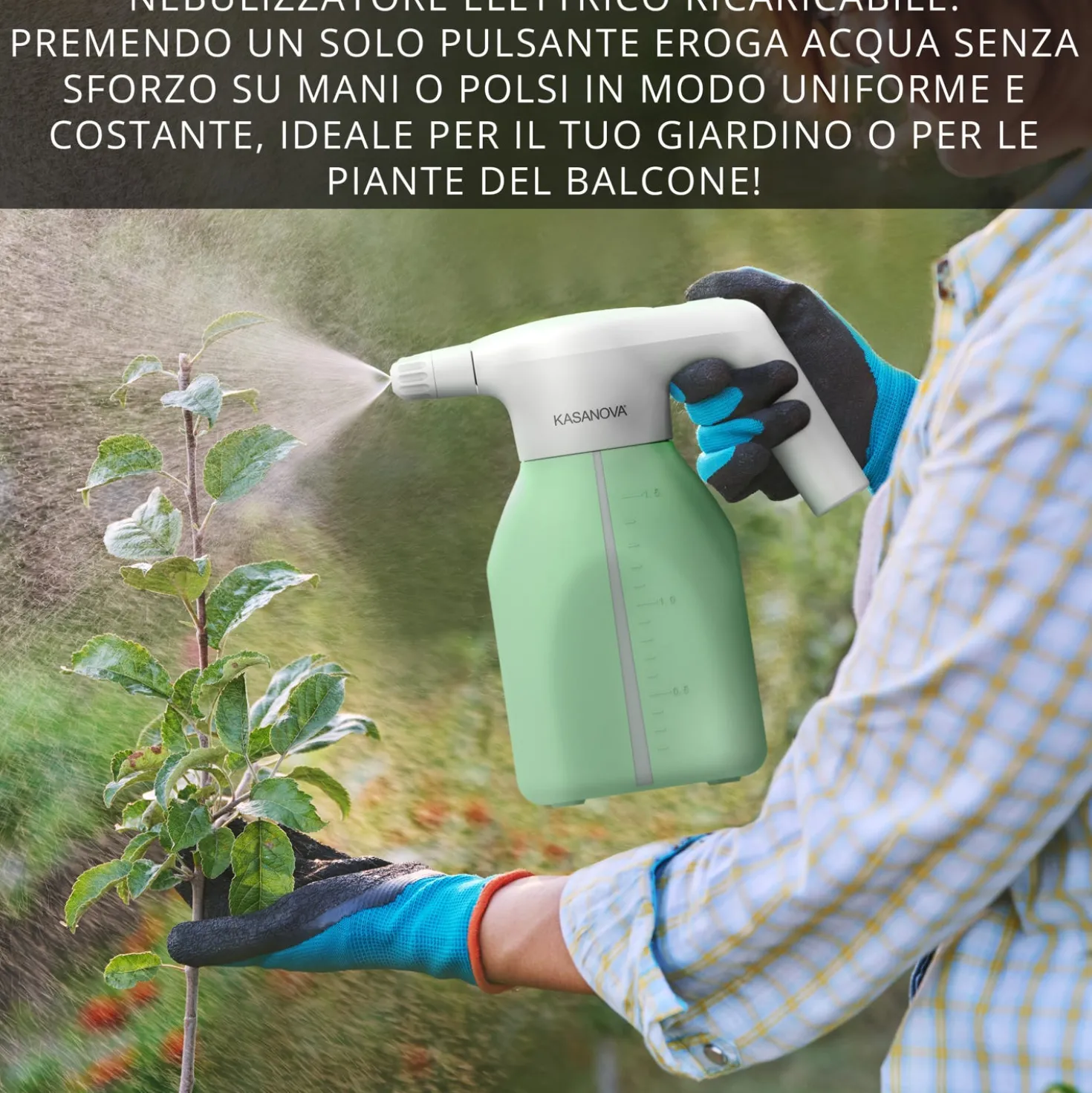 Nebulizzatore spray 1,5 L ricaricabile