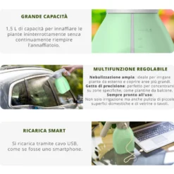 Nebulizzatore spray 1,5 L ricaricabile