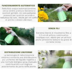 Nebulizzatore spray 1,5 L ricaricabile