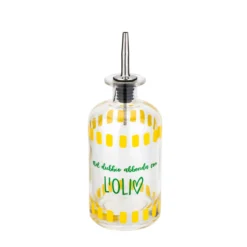 Oliera con beccuccio vetro 500 ml Abbonda con olio Color Bloom