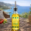 Oliera con beccuccio vetro 200 ml Abbonda con olio Color Bloom