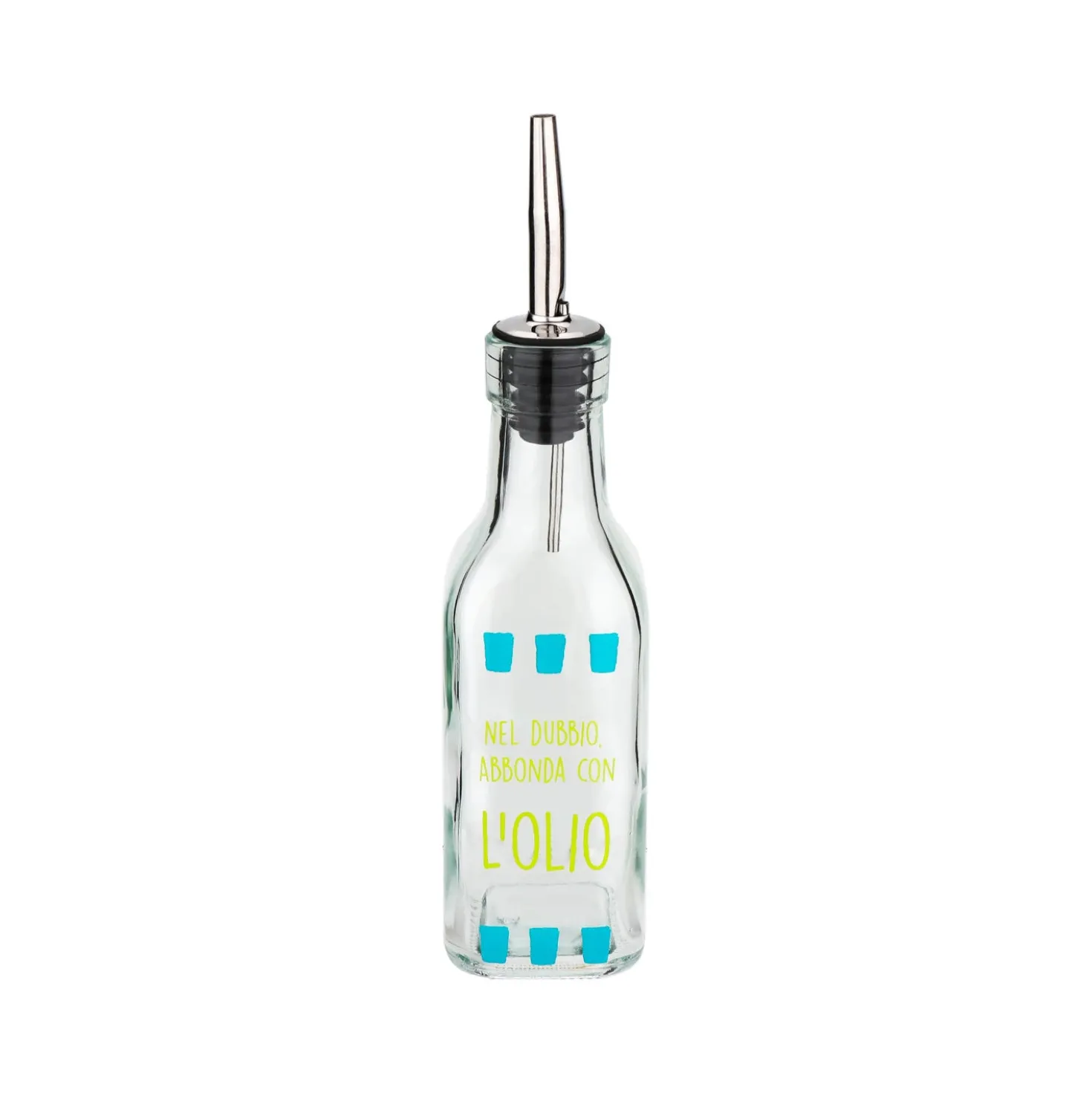 Oliera con beccuccio vetro 200 ml Abbonda con olio Color Bloom