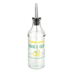 Oliera con beccuccio vetro 400 ml Aglio e olio Color Bloom