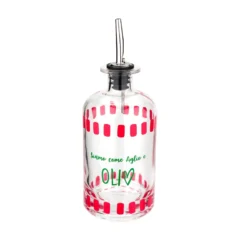 Oliera con beccuccio vetro 500 ml Aglio e olio Color Bloom