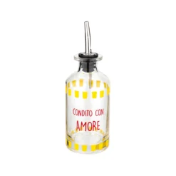 Oliera con beccuccio vetro 330 ml Condito con amore Color Bloom