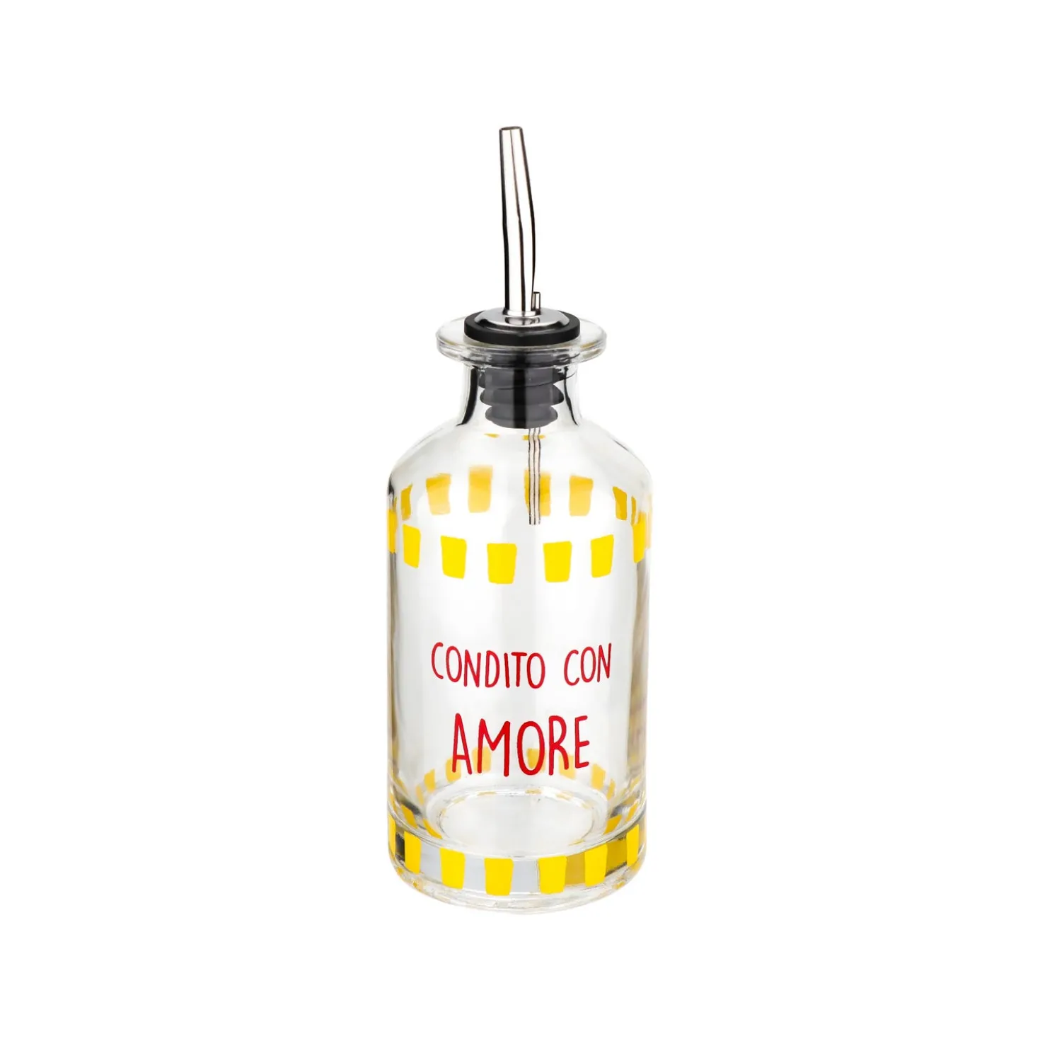 Oliera con beccuccio vetro 330 ml Condito con amore Color Bloom