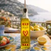 Oliera con beccuccio vetro 500 ml Filo olio Color Bloom