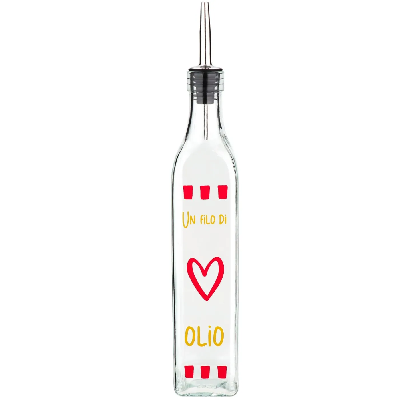 Oliera con beccuccio vetro 500 ml Filo olio Color Bloom