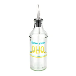Oliera con beccuccio vetro 400 ml Liscio come olio Color Bloom