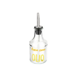 Oliera con beccuccio vetro 230 ml Liscio come olio Color Bloom
