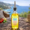 Oliera con beccuccio vetro 200 ml Olio essenziale Color Bloom