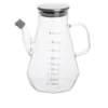 Oliera 900 ml in vetro borosilicato e tappo in acciaio inox