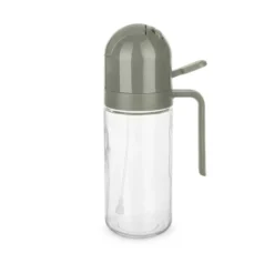 Oliera spray e versa vetro 550 ml tappo tondo grigio