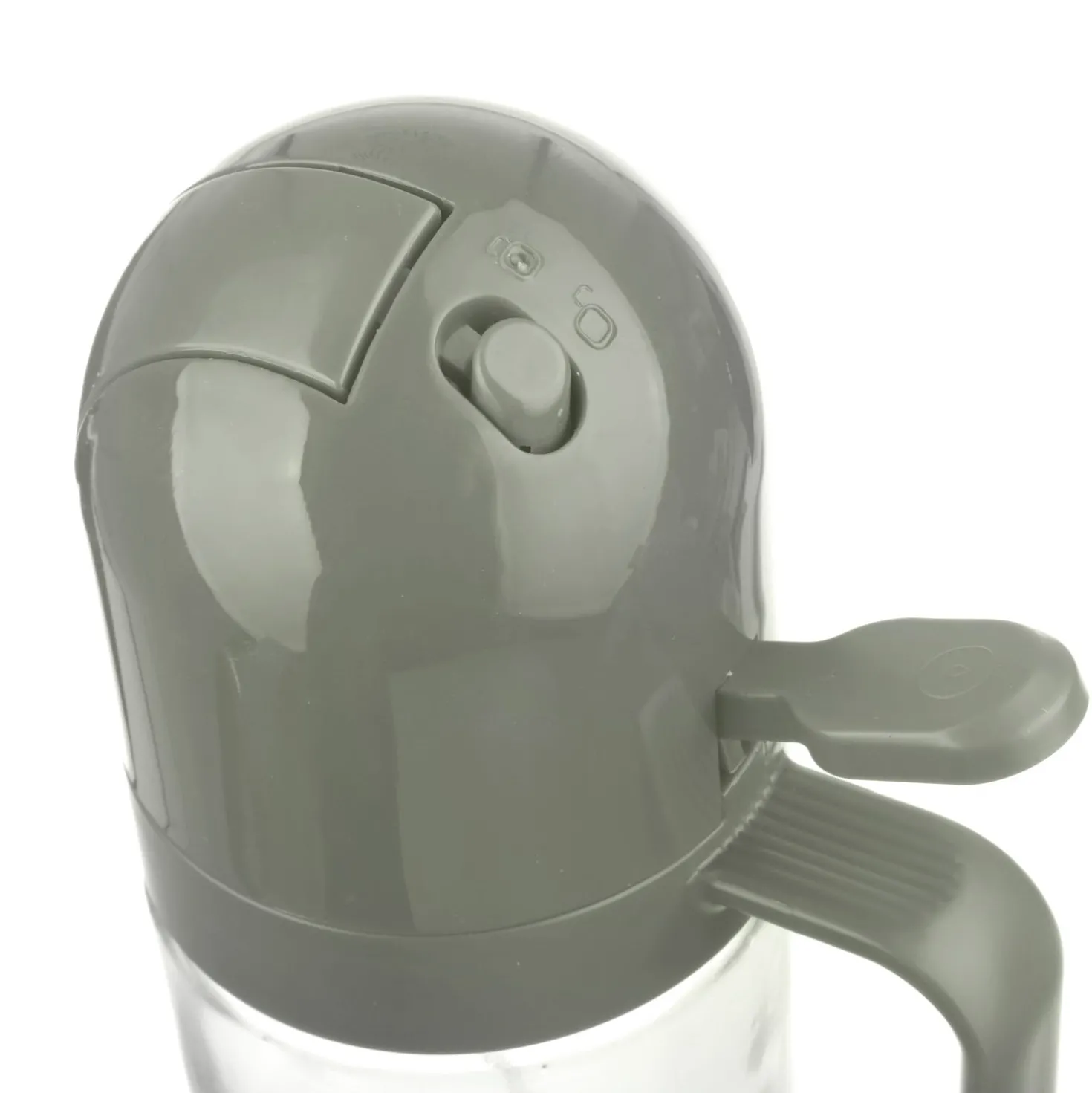 Oliera spray e versa vetro 550 ml tappo tondo grigio