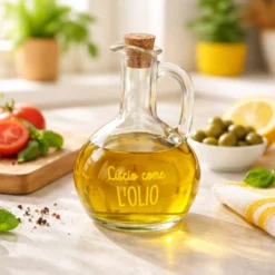 Oliera vetro 400 ml Liscio come l'olio Color Bloom