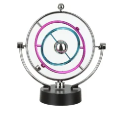 Orbita moto perpetuo colorata, gioco cinetico da scrivania