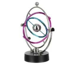 Orbita moto perpetuo colorata, gioco cinetico da scrivania