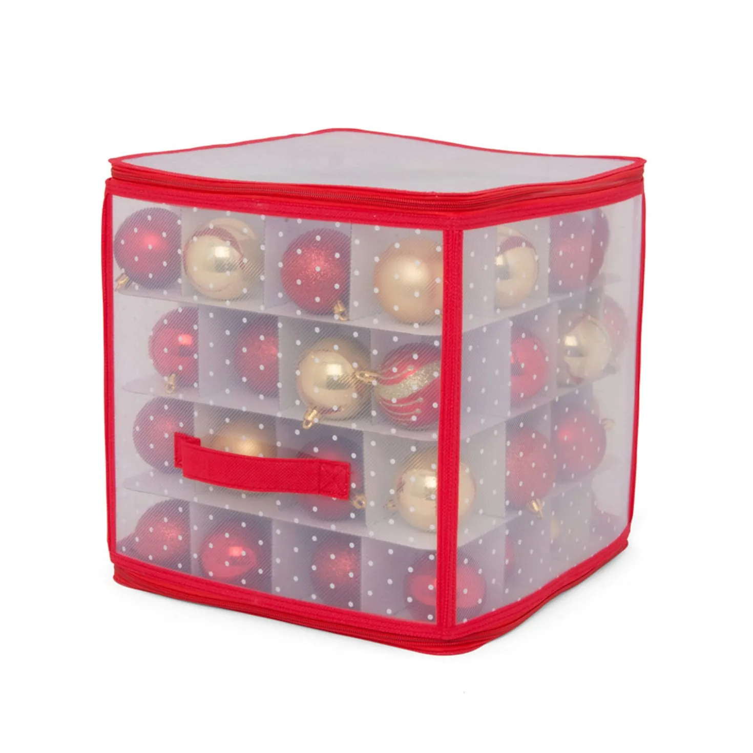 Organizer palline Natale 30x30x30 cm