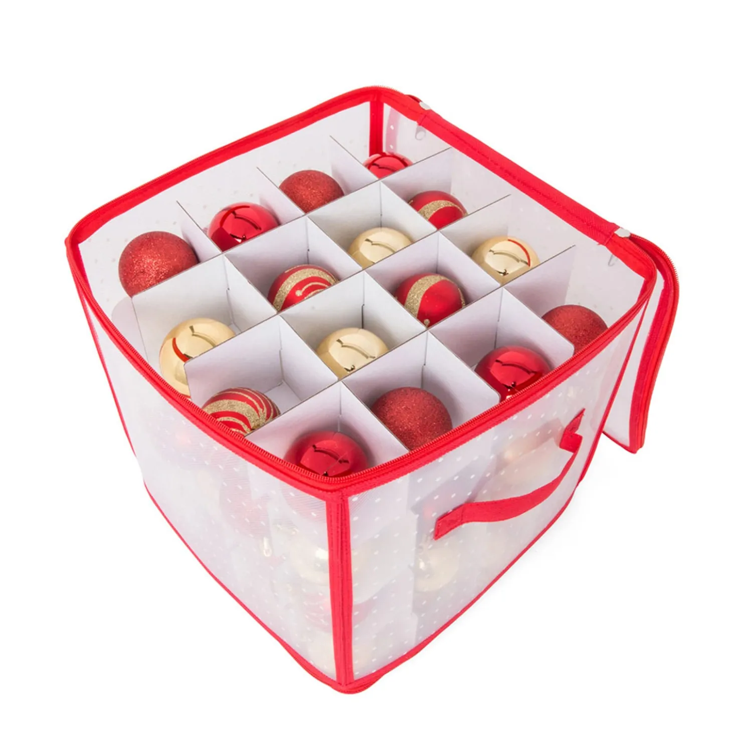 Organizer palline Natale 30x30x30 cm