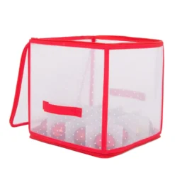 Organizer palline Natale 30x30x30 cm