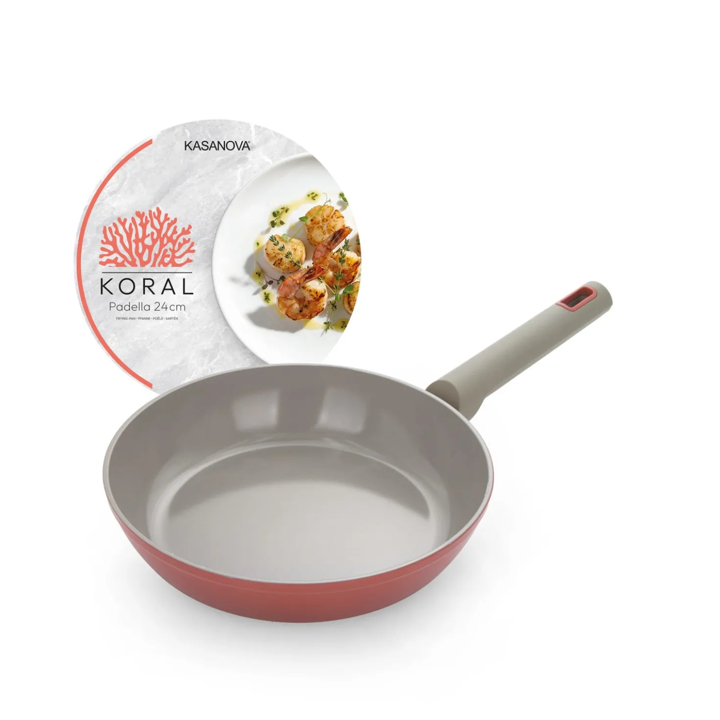 Padella 24 cm antiaderente ceramico Koral