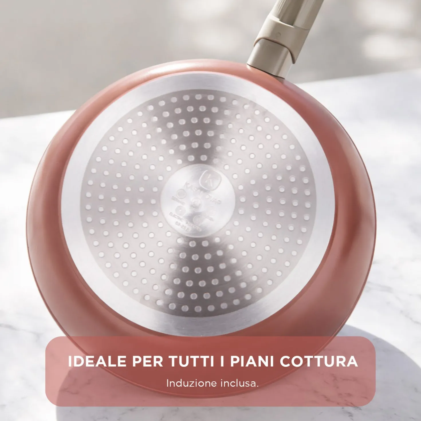Padella 24 cm antiaderente ceramico Koral