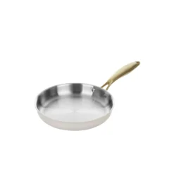 Padella 20 cm in acciaio bianco oro California