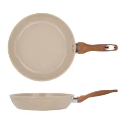 Padella 28 cm in ceramica taupe New Ceramic