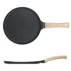 Padella crepes 28 cm con spatola Crepes Magie grigia